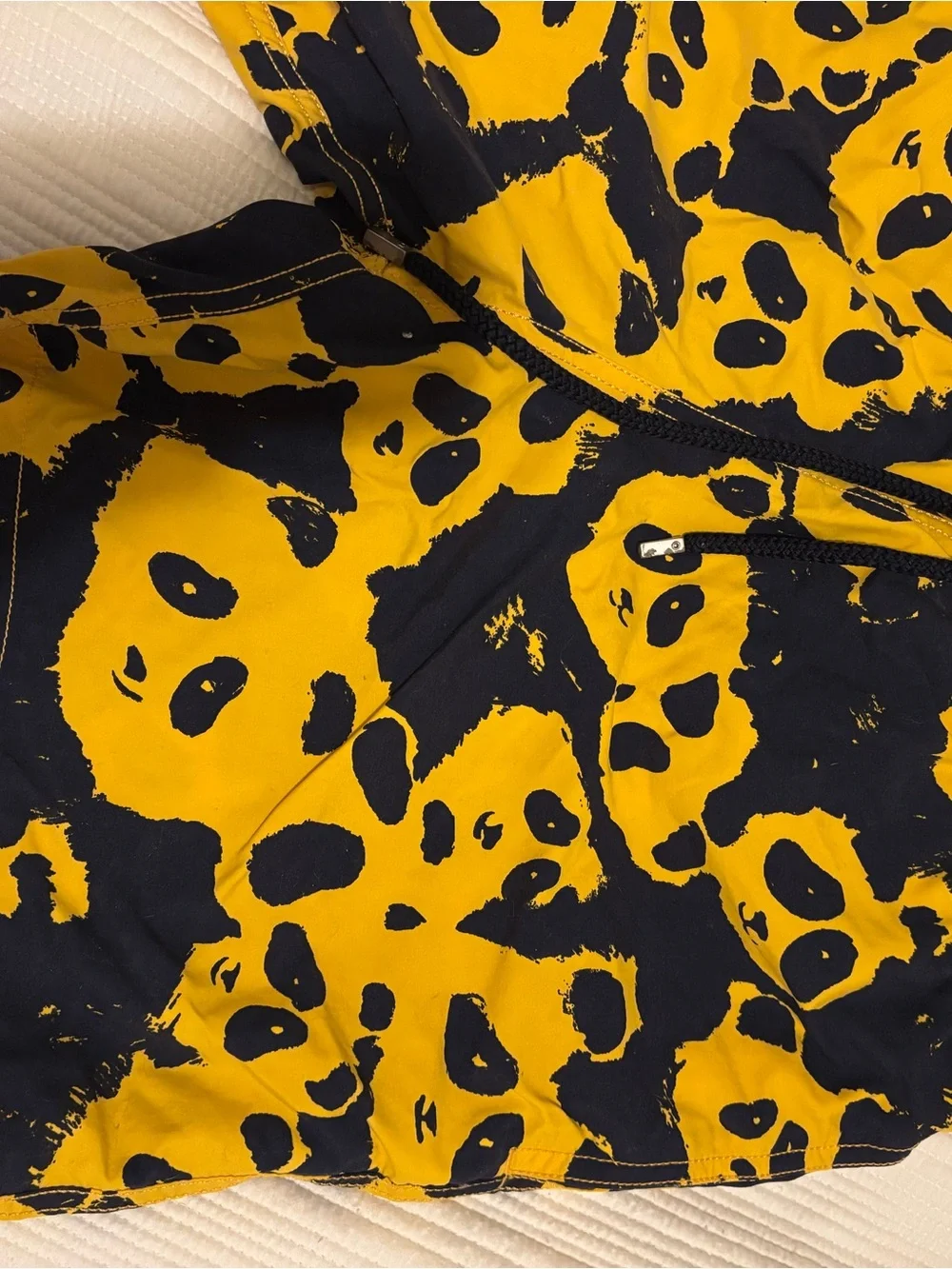 Vilebrequin Yellow and Black Graphic Swim Shorts